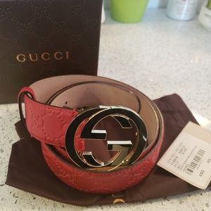 Authentic Gucci Belt leather